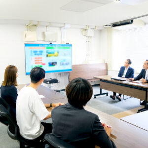 会社見学会の様子